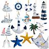 Ahaimy 15 Pezzi Decorazioni Marine, Stelle Marine Decorative, Da Appendere, Tema Mare, Stile Marittimo, Per Mini Rete Da Pesca, Murali