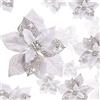 WILLBOND 36 Pezzi Fiori di Poinsettia Artificiali Glitterati di Natale Decorazioni di Fiori di Natale Ornamenti per Capodanno Albero di Natale Nozze