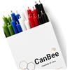 CanBee Candele di cera 20 Candele Sottili Multicolore in Cera d'Api Naturale 21 cm x 6,5 mm - Lunga Durata, Combustione Pulita Senza Fumo - Ideali per Rituali, Meditazione e Yoga - CanBee