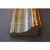 Artecentro Cornice Dorata per Quadri - Oro/Colore con o Senza passepartout in Legno-Varie Misure (Oro/Avorio, 70 x 100)