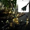 Hellum catena di luci 50 LED bianco caldo Indoor 7,35 m di lunghezza della luce, 2x1,5 m cavo di alimentazione Deco illuminazione Party 560527