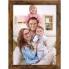 Giftgarden Cornice 13x18 PVC Marrone Rustico, Decorazione per Casa,1 Pezzo