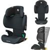 Maxi-Cosi RodiFix M i-Size, Seggiolino Auto 15-36 kg isofix, 3,5-12 anni, 100-150 cm, Seggiolino auto ISOFIX, Protezione Impatti Laterali G-CELL, Altezza Regolabile, colore Basic Grey