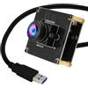 ELP 200FPS Global Shutter USB3.0 Modulo Fotocamera Grandangolare Fisheye Webcam per Computer Mini USB2.0 Fotocamera PC ad alta velocità Lightburn Fotocamere per Laser 1200P 120fps Webcam AR0234 Cam