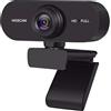 DUOBAGMA Webcam USB HD 1080P/2K autofocus con microfono, webcam per computer, conferenze e videochiamate