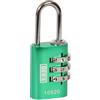 Kasp K10520GRED Lucchetti a combinazione, alluminio, 20 mm, verdi