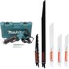 Makita JR3070CT Seghetto Diritto, 1510 W, 230 V, Nero/Blu + Makita seghetto alternativo set - 1 Piece, P - 83945