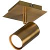 Spot da Interno a Led in Metallo Ottone Antico