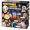 BUKI FRANCE - Pietre Preziose e Cristalli - 27 Pietre Autentiche - Scavo - Cristalli Giganti - Loupe - Kit Geologia Mineralogia Completo - Gioco Scientifico Educativo - Da 8 Anni - 2440