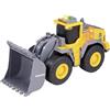 Dickie Toys - Volvo Wheel Loader - Pale gommate da 23 cm con pala gigante, luce ed effetti sonori, giocattolo da cantiere per ragazzi e ragazze dai 3 anni in su