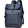 LIZHAYG Zaino Porta Pc Zaino di grande capacità - Elegante borsa da viaggio e da pendolare nera con spallacci regolabili, scomparti multipli, zaino da viaggio(Blue)