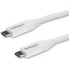 StarTech.com Cavo USB-C a USB-C 5A PD, M/M, Bianco, 4m, USB 2.0, Conforme USB-IF