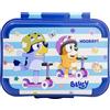 STOR Portapranzo Bluey per Bambini 1423ml - Lunch Box Plastica Resistente Senza BPA con Coperchio Decorato per Scuola e Gite