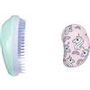 Tangle Teezer - Spazzola Districante Per Capelli Fini E Fragili, Viola Menta & The Mini Original - Spazzola Districante, Motivo: Unicorno