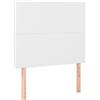 vidaXL Testiere 2 pz. Bianco 80x5x78/88 cm Similcuoio