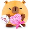 Zuru Snackles Capibara Kapibara con lecca lecca a cuore peluche con cibo alto 20 cm