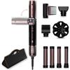 Cecotec Spazzola ad aria multifunzione modellante (8 accessori e manico flessibile) AirGlisse 8in1 Flex, colore nero. Potenza: 1400 W, 110000 giri al minuto.