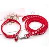 Ayaluck 2 pezzi, morbido collare per cani di piccola taglia, regolabile, colore rosso