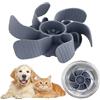 QWORK® Ciotola per anti-ingozzamento feeder inserire con 36 ventose, regolabile ciotola per cani slow feeder inserire