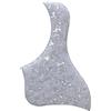 hanhuagongyiping Parti di chitarra per chitarra acustica Taylor folk battipenna autoadesivo in cristallo (bianco perlato)