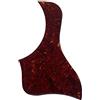 hanhuagongyiping Parti di chitarra per chitarra acustica Taylor folk battipenna autoadesivo in cristallo (tartaruga rossa)