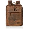 Pride and Soul Pride & SoulRucksack Jester, Laptoprucksack LederUnisex - AdultoZainiMarrone (Brown)13.5x31x40 centimeters (B x H x T)