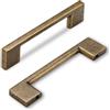 SYZOW 6 pezzi Maniglia per mobili da cucina 96mm, maniglia per cassetti in ottone antico, maniglia per mobili antichi