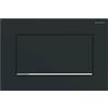 Geberit, Placca di comando Sigma30 115.893.14.1, per risciacquo a 1 quantità, colore nero opaco, cromo 115893141