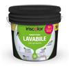 CFadda Iriscolor Idropittura Lavabile con Antimuffa, Bianco, Finitura Opaca, 15 Litri, per Interni