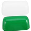 KITANDOVE 2pezzi Lamp Shades for Table Lamps Sostituzione Paralumi Vintage Per Lampade Da Tavolo e Comodini Da Verde e Bianco Per e Decorazione Casa