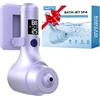 PAHTTO Bath Jet Spa, modalità getto bagno/bolle, accessorio portatile per vasca da bagno con velocità regolabile su 5 livelli, getti per vasca da bagno per la spa domestica e il relax (viola)