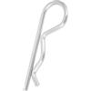 Generic Clamp/Holder per Coppiglia Tipo B Perni di Fissaggio a Molla Zincati da 10 Pezzi per Supporto Idraulico e Macchinari Ferro Zincato da 3 Mm-4 Mm per Uso Industriale (4 * 75mm (10 pezzi))