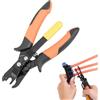 Generico Pinza Per Connettori - Rilascio Tubo In Acciaio Da 240 G, Compatibilità 6 Mm 8 Mm | Strumento Per Scollegare 'aria, Pinza Ṕer Rimozione Rapida | Ṕinza P̀er Raccordo Pneumatico, Riparazion