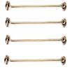 CQAHDSEVF Serratura con chiusura a gancio, Confezione da 2 ganci e occhielli in ottone for cabina da 7,5-30 cm(15cm)