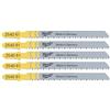 Milwaukee AEG 4932254061 - Set di lame per seghetto alternativo, per legno e PVC, 75 mm, dentatura 2,5 mm