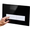 Empyreal Placca Di Comando WC Realizzata In Vetro Temperato, Compatibile Con Geberit Sigma 01/20/30, UP300 & UP320, 245 × 164 mm, Ricambio Per Scarico Con Set Leve Di Scarico E Telaio Di Montaggio