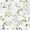 Rasch home style 285789 - Carta da parati luminosa con eucalipto e piante blu effetto acquerello, 10,05 m x 0,53 m