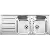Blanco 519713 | Lavello da cucina in acciaio inossidabile LANTOS 8 S-IF Compact | Colore : acciaio inossidabile