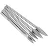 Lurrose 3 Set Di Punte Per Incisione Del Legno Set Di 5 Misure Di Utensili Da Falegname Per Materiale in Acciaio Per Una Forte Durata Design Tricuspide Per Svasatura Precisa 5 Pezzi * 3