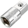 uxcell sourcingmap 3/8 Drive (F) x 1/2 (M) Socket Adapter, Femmina a Maschio, Cr-V