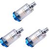 Yeeeoo Filtro Separatore Acqua-olio In Linea For Aerografo, Filtro For Tubo Flessibile Dell'aria In Linea Da 1/4 Di Pollice(3Pcs)