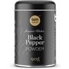 BAM Pepe Nero Macinato - Pepe Nero Aromatico per Cucina - Ideale per Carne, Pesce, Zuppe, Salse e Verdure - 90 g