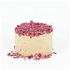 BEŞE1885 Rosa con petali di rosa - deliziosa halva dalla Turchia 450 g - helva speciale a forma di torta, halva di tahina - 52% pasta di sesamo - senza glutine