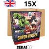 MAGIC THE GATHERING MARVEL SUPER HEROES PRERELEASE KIT SEALED CASE 15x ENGLISH
