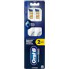 ORAL-B PRO-Clean Pulsar Spazzolino da denti a batteria, rimozione della placca superiore a 5 vie, setole medie, 2 pezzi