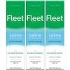 Fleet Clistere per adulti con soluzione salina lassativa - Pronto all'uso - Comfortip morbido e flessibile, 70% di volume extra - 7,8 once fluide per bottiglia, confezione da 3