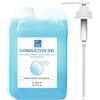bleu & marine Bretania Gel Conduttore per Corpo e Viso: Radiofrequenza, Microcorrente, Ultrasuoni, Elettrodi, Epilazione Laser, Elettrostimolatore Muscolare, Depilazione IPL - 1000 ml
