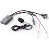 Gettimore Adattatore ricevitore AUX Bluetooth 5.0 EDR a 11 pin per autoradio Pioneer IP-BUS in ABS nero, compatibile con radio DEH-P, microfono incluso, lunghezza cavo 27 cm