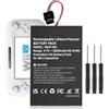 HUAENG Batteria di ricambio per Wii U Gamepad, 8200 mAh, per Nintendo Wii U Gamepad WUP-010, WUP-012