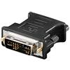 Goobay 69971 Adattatore per Monitor DVI-A/VGA, Nero